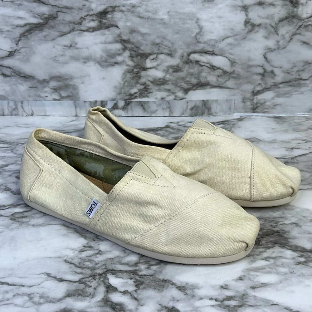 TOMS Alpargata Cloudbound espadriles beige flat size 8.5 new